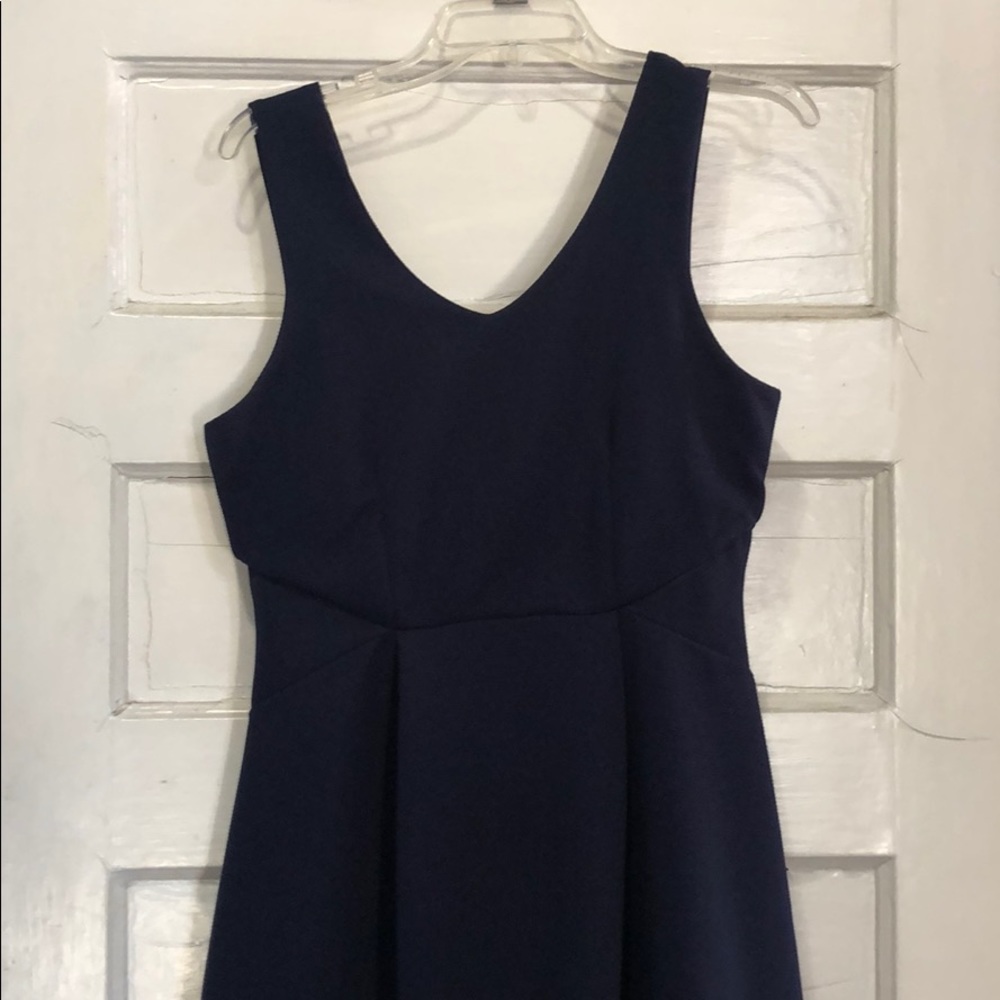 Navy blue large dress